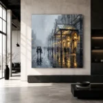 Victorian Canopy London Cityscape Wall Art Canvas Print - Image 5