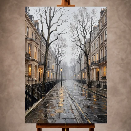 London Cityscape Wall Art wall art print for elegant interiors