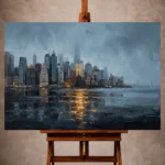 New York Cityscape Wall Art wall art print for elegant interiors