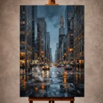 New York Cityscape Wall Art wall art print for elegant interiors
