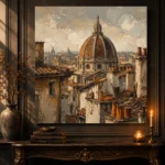 Florence Duomo Italian Cityscape Wall Art Canvas Print - Image 4