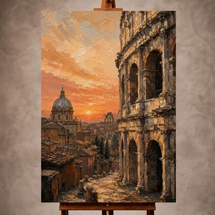 Italian Cityscape Wall Art wall art print for elegant interiors