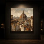 Florence Duomo Italian Cityscape Wall Art Canvas Print - Image 9