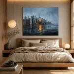 Lower Manhattan Skyline New York Cityscape Wall Art Canvas Print - Image 9