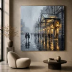 Victorian Canopy London Cityscape Wall Art Canvas Print - Image 7