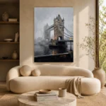 Tower Bridge London Cityscape Wall Art Canvas Print - Image 9