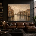 Grand Canal Venice Italian Cityscape Wall Art Canvas Print - Image 4
