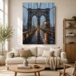 Brooklyn Bridge New York Cityscape Wall Art Canvas Print - Image 10