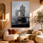 Tower Bridge London Cityscape Wall Art Canvas Print - Image 11