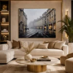 Regent Street London Cityscape Wall Art Canvas Print - Image 10