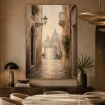 Venetian Passage Italian Cityscape Wall Art Canvas Print - Image 7