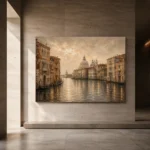 Grand Canal Venice Italian Cityscape Wall Art Canvas Print - Image 6