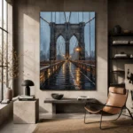Brooklyn Bridge New York Cityscape Wall Art Canvas Print - Image 3