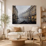 Regent Street London Cityscape Wall Art Canvas Print - Image 8