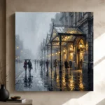 Victorian Canopy London Cityscape Wall Art Canvas Print - Image 11
