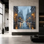 Fifth Avenue Lamps New York Cityscape Wall Art Canvas Print - Image 5