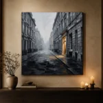 Golden Doorway London Cityscape Wall Art Canvas Print - Image 8