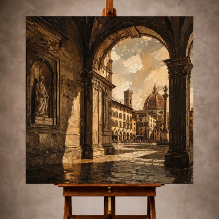 Italian Cityscape Wall Art wall art print for elegant interiors
