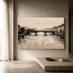 Seine Bridge Paris Cityscape Wall Art Canvas Print - Image 11