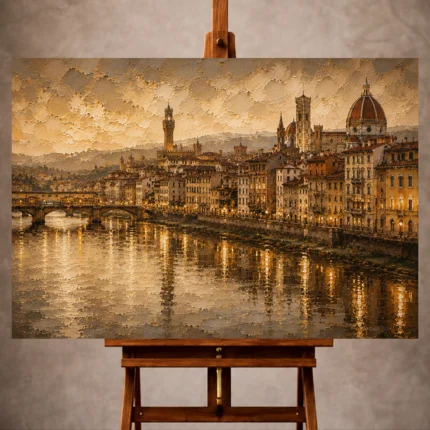 Italian Cityscape Wall Art wall art print for elegant interiors