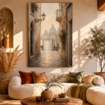 Venetian Passage Italian Cityscape Wall Art Canvas Print - Image 11