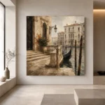 Venetian Palazzo Italian Cityscape Wall Art Canvas Print - Image 6