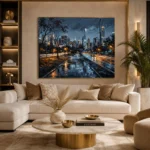 Central Park Skyline New York Cityscape Wall Art Canvas Print - Image 10