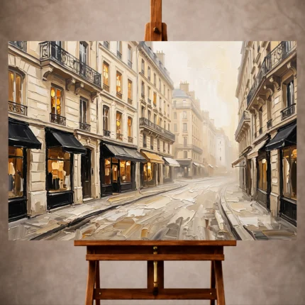 Paris Cityscape Wall Art wall art print for elegant interiors