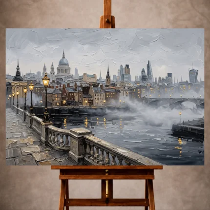 London Cityscape Wall Art wall art print for elegant interiors
