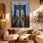 Brooklyn Bridge New York Cityscape Wall Art Canvas Print - Image 11