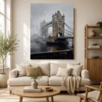 Tower Bridge London Cityscape Wall Art Canvas Print - Image 10