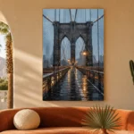 Brooklyn Bridge New York Cityscape Wall Art Canvas Print - Image 6