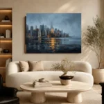 Lower Manhattan Skyline New York Cityscape Wall Art Canvas Print - Image 7