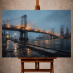 New York Cityscape Wall Art wall art print for elegant interiors