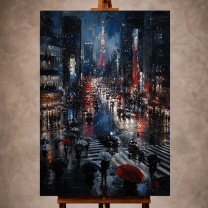 Cinematic Cityscapes wall art print for elegant interiors