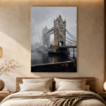 Tower Bridge London Cityscape Wall Art Canvas Print - Image 8