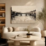 Seine Bridge Paris Cityscape Wall Art Canvas Print - Image 7