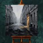 Golden Doorway London Cityscape Wall Art Canvas Print - Image 2
