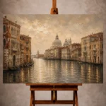 Italian Cityscape Wall Art wall art print for elegant interiors