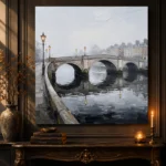 River Bridge London Cityscape Wall Art Canvas Print - Image 4