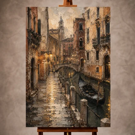 Italian Cityscape Wall Art wall art print for elegant interiors