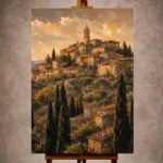 Italian Cityscape Wall Art wall art print for elegant interiors