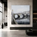River Bridge London Cityscape Wall Art Canvas Print - Image 5