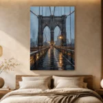 Brooklyn Bridge New York Cityscape Wall Art Canvas Print - Image 8