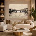 Seine Bridge Paris Cityscape Wall Art Canvas Print - Image 10