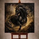 Animal Black & Gold Wall Art