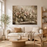 Floral Dining Room Wall Art wall art print for elegant interiors