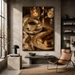 Chocolate Eclair Coffee & Dessert Wall Art Canvas Print - Image 10