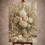 Floral Dining Room Wall Art wall art print for elegant interiors