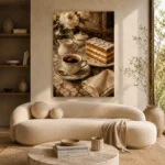Mille Feuille Coffee & Dessert Wall Art Canvas Print - Image 6